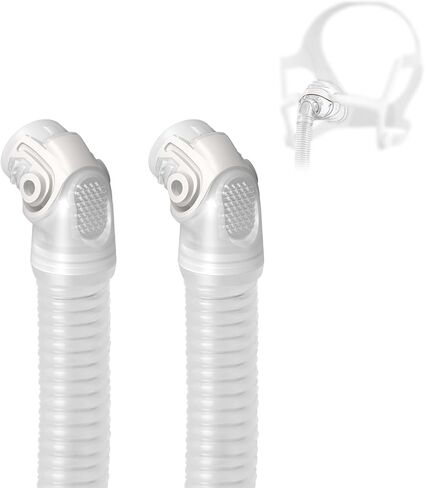أنبوب قصير بديل متوافق مع قناع Airfit N20 وAirtouch N20 Cpap، وتجنب التسرب وتقليل الضوضاء، ومستلزمات Cpap وملحقاتها (عبوتان) in Kuwait