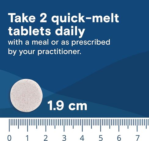 فيتامينات علاج السمنة المتعددة مع الحديد سريع الذوبان | فيتامينات خالية من السكر لتكميم المعدة وتحويل مسار المعدة | نكهة التوت البري | 60 قرص سريع الذوبان in Kuwait