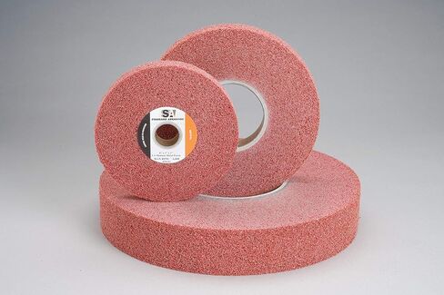 3M 37105 Standard Abrasives Metal Finishing Wheel 858082, 6 in x 1/2 in x 1 in 5A MED Coating Cut Cutting Angle Flute in Saudi Arabia