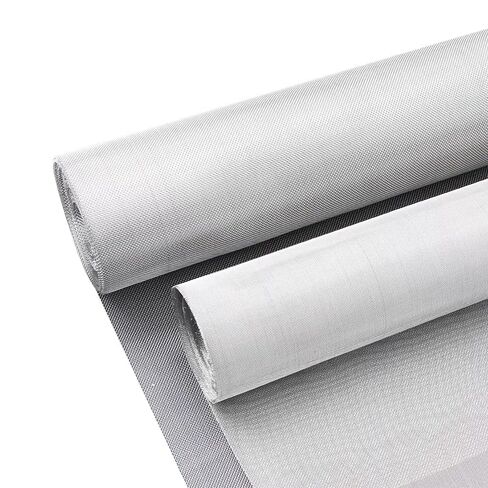 TA1 شبكة من التيتانيوم النقي، شبكة معدنية 100 * 100 مم شاش تيتانيوم 100 شبكة، لوحة مرشح مقاومة للأحماض، مناسبة للآلات والأوعية المقاومة للتآكل والصناعات الطبية الحيوية وغيرها in Kuwait