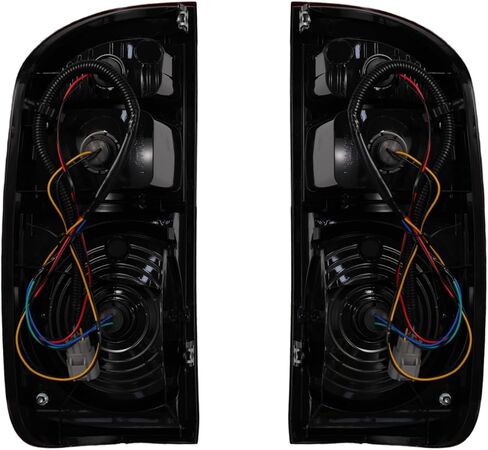 Tail lights Compatible With TOYOTA TUNDRA 2004-2006 Rear Lamps Pair (Smoke Red) in Kuwait