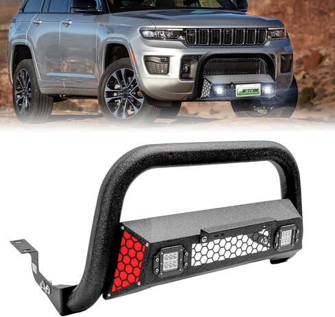 Bull Bar متوافق مع Chevy Silverado 1500/GMC Sierra 1500 2019-2025 واقي المصد الأمامي 3 "فرشاة أنابيب شاحنة واقي الشاحن in Kuwait