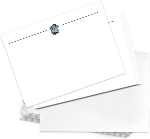 Desert Cactus Georgetown University 10 Pack Notecards Stationery Cardstock Hoyas GU Includes Envelopes Memo Party Thank You (Notecard 1a) in Saudi Arabia