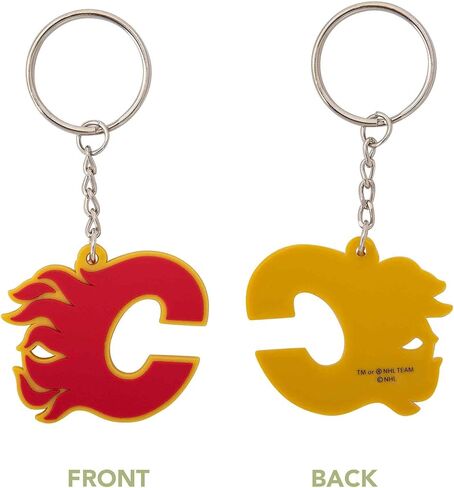 Desert Cactus Calgary Flames Keychain NHL National Hockey League Car Keys Holder (PVC) in Saudi Arabia