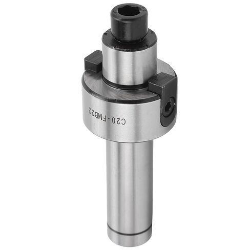 حامل أدوات طحن الوجه C20 FMB22 CNC، مادة فولاذية كربونية، أقصى قطر للإمساك 22 مم، متين لآلات الطحن in Kuwait