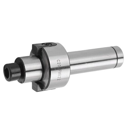 حامل أدوات طحن الوجه C20 FMB22 CNC، مادة فولاذية كربونية، أقصى قطر للإمساك 22 مم، متين لآلات الطحن in Kuwait