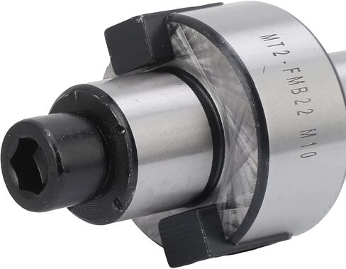 حامل أدوات طحن الوجه MT2 FMB22 M10 CNC، مادة فولاذية كربونية، مستدق 1:20.020، متين وعملي لآلات الطحن، توصيل أقراص آلة القطع بسهولة in Kuwait