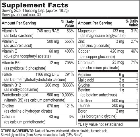 Life Enhancement InnerPower with Stevia |Amino Acids, B Vitamins, Choline, Folate, Minerals, and More | 30 Servings in Kuwait