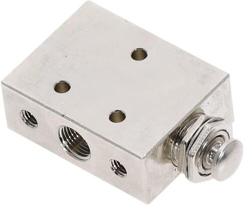 Air Valve, Toggle Switch, TAC2-41P 1/8" Male Thread 2 Position 5 Way Metal Push Button Switchs Mechanical Pneumatic Exhaust Valves Fittings in Saudi Arabia