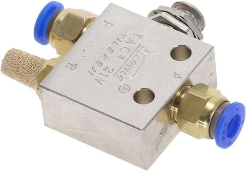 Air Valve, Toggle Switch, TAC2-31P 1/8"" Male Thread 2 Position 3 Way Metal Push Button Switchs Mechanical Pneumatic Exhaust Valves Fittings in Saudi Arabia