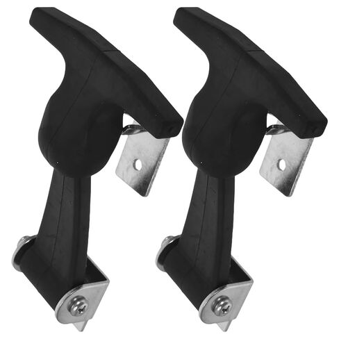 PRETYZOOM 2pcs Stainless Steel Adjustable T-Handle Hasp Latches with Quick Release for Engine Equipment and Tool Storage Boxes, Heavy Duty 304 Metal Bracket Draw Latches for Industrial Use in Saudi Arabia