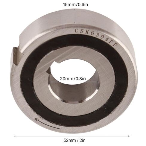 One Way Bearing, Clutch Strong Rigidity with Inner Keyway CSK6304PP(20x52x15) Clutch Bearing Industrial Supplies Applied to Textile Machinery in Saudi Arabia
