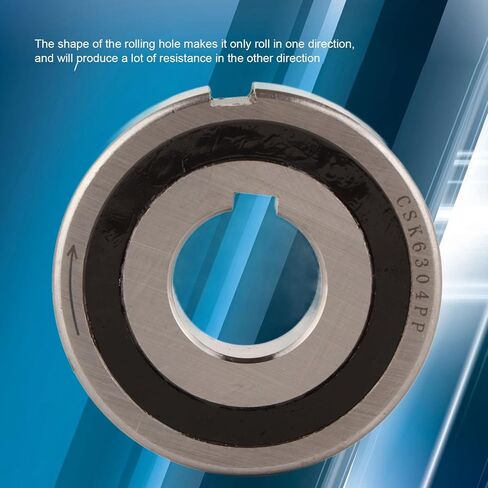 One Way Bearing, Clutch Strong Rigidity with Inner Keyway CSK6304PP(20x52x15) Clutch Bearing Industrial Supplies Applied to Textile Machinery in Saudi Arabia