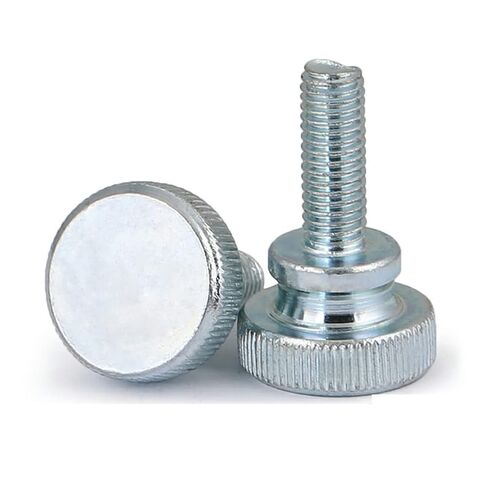 20pcs Carbon Steel Big Head Knurled Thumbscrews,for Mechanical Equipment Etc.M3x6mm. in Saudi Arabia