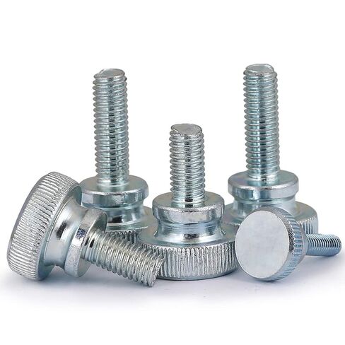 5pcs Carbon Steel Big Head Knurled Thumbscrews,for Mechanical Equipment Etc.M6x35mm. in Saudi Arabia