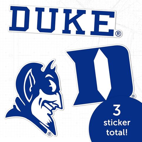 Desert Cactus Duke University Blue Devils Sticker Cooler Vinyl Decals Laptop Water Bottle Car Scrapbook T5 (Type 5-1) in Saudi Arabia