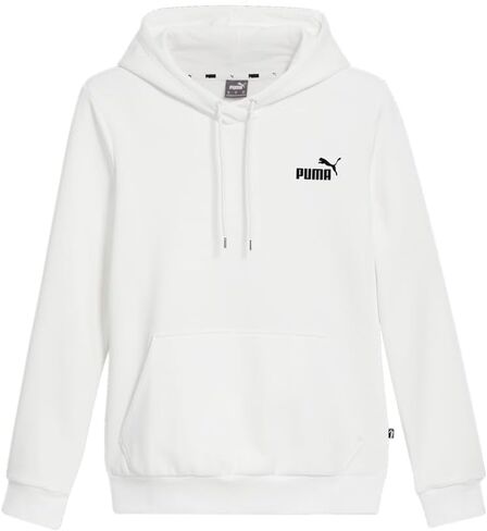 PUMA Womens Essentials Small Logo Hoodie Casual Outerwear Casual Hoodie - White in Saudi Arabia