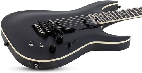 Schecter C-1 SLS FR-S Evil Twin - أسود ساتان in Saudi Arabia