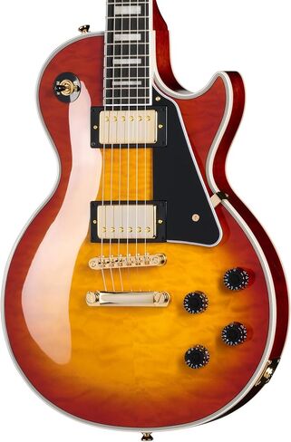 Epiphone EXCLUSIVE Les Paul Custom Quilt AAA, Ice Tea with Bag in Kuwait