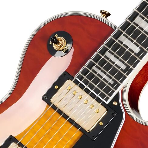 Epiphone EXCLUSIVE Les Paul Custom Quilt AAA, Ice Tea with Bag in Kuwait