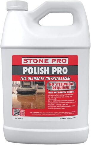 Stone Pro - Polish Pro - The Ultimate Crystallizer, No Steelwool Required (Gallon) in Kuwait