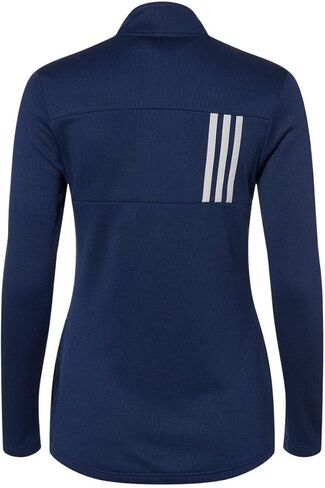 adidas - Women's 3-Stripes Double Knit Full-Zip - A483 - M - Team Navy Blue/Grey Two in Saudi Arabia