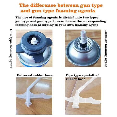 20 قطعة من أنبوب تفريغ عامل رغوة البولي يوريثين، فوهة أنبوب إسفنجي للرش، أنبوب رش رغوي أنبوبي وبندقية، أنبوب رش قابل للاستبدال (نمط البندقية) in Kuwait