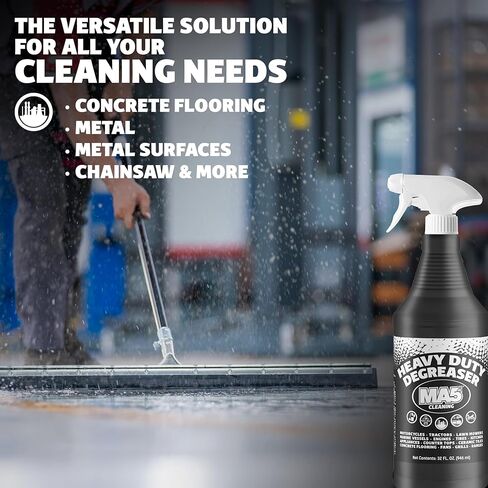 MA5x Heavy Duty Degreaser Cleaner | Indoor and Outdoor Formula | Commercial, Residential, Kitchen, Automotive and Equipment Degreaser and Cleaner | 32oz Spray Bottle | Pack of 2 in Kuwait