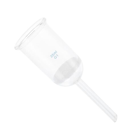 SEWACC Acid Resistant Glass Filtering Funnel Sand Center Chemical Borosilicate for Scientific Research Pharmaceutical and Educational Experiments in Saudi Arabia