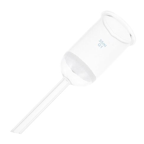 Garneck Acid-Resistant Glassware Funnel with Sand Core for Laboratory Use Chemical-Resistant Filtering Equipment Reusable and Heat-Resistant Lab Funnel for Precise Experiments in Saudi Arabia
