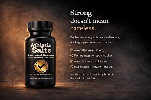 Salts for Athletes – Strong Scent – for Powerlifting, Weightlifting, Gym, Hockey, Sports in Saudi Arabia
