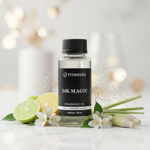 24K Magic Hotel Collection Diffuser Oil - Waterless Diffuser Oil Refill for Cold Air Use - Hotel Diffuser Oil Fragrance - Vegan and Safe Formula– 4oz in Saudi Arabia