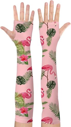 أكمام البستنة من بيبيلا للنساء للمزرعة للحماية من أشعة الشمس فوق البنفسجية وأكمام تبريد مضادة للخدش مع غطاء للأذرع بفتحة الإبهام في الهواء الطلق in Kuwait