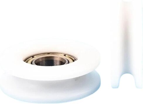1 Piece 688ZZ &8 * 28 * 9mm U Groove Roller Pulley, Plastic 688 Bearing Pulley/Driven Wheel, POM Guide Wheel/Over line Lifting Wheel in Saudi Arabia