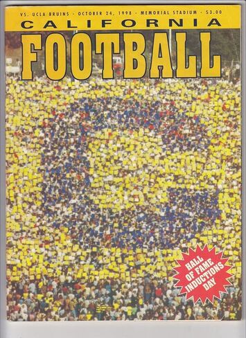 1998 UCLA v Cal Bears Football Program 10/24 Cade McNown 89642 - College Programs in Saudi Arabia