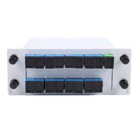LiebeWH PLC Splitter, 1x16 SC UPC Inserting Type Optical Fiber Splitter with Low Insertion Loss and High Reliability, for Home Wiring and Fiber Optic LAN in Saudi Arabia