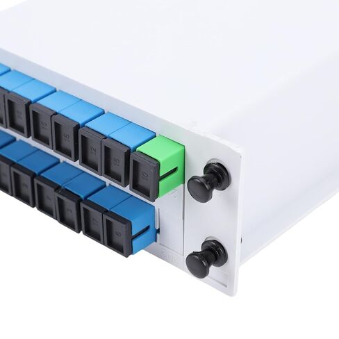 LiebeWH PLC Splitter, 1x16 SC UPC Inserting Type Optical Fiber Splitter with Low Insertion Loss and High Reliability, for Home Wiring and Fiber Optic LAN in Saudi Arabia
