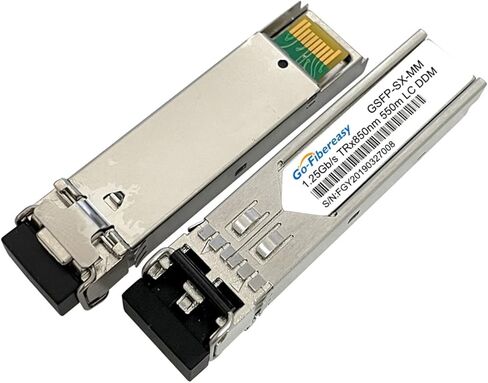 وحدة SFP جيجابت الضوئية 1.25G واجهة LC مزدوجة الألياف متعددة الأوضاع 550 متر in Kuwait