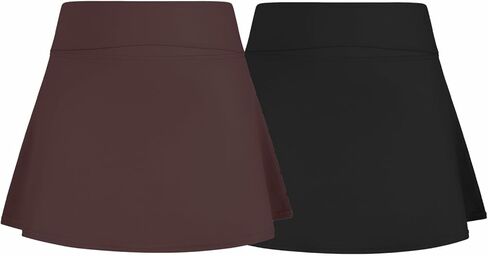 Yogalicious Girls 2 Pack Lux Florence Fold Over Waistband Skort in Saudi Arabia
