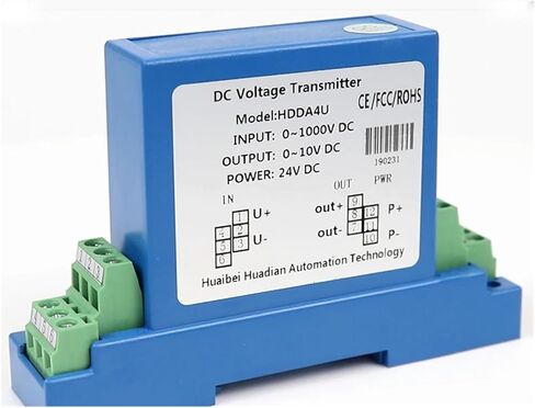 DC Voltage Transmitter 4-20mA Analog Voltage Sensor(0-10V,0-150V DC_24VDC) in Saudi Arabia