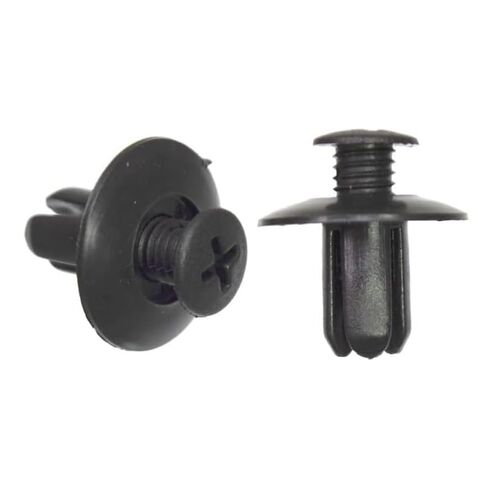 200pcs Bumper Retainer Clips Body Trim Clips, c20 Universal Plastic Rivet Fasteners Push-in Retainer Kit, Push-in Screw Fender Panel Clips Auto Parts 9.5x12.8x8mm in Saudi Arabia