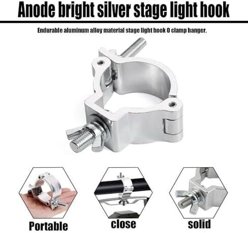 Aluminum Alloy DJ Light Clamps Truss Bracket for PAR Moving Head Beam Stage(24-26mm) in Saudi Arabia