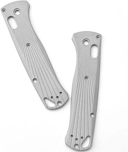 1 زوج CNC استبدال موازين سبائك الألومنيوم في السفع الرملي يناسب Bugout 535 مقبض فارغ التصحيح DIY in Kuwait