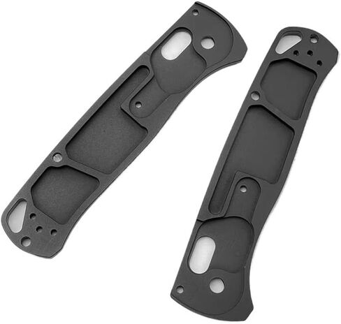 1 زوج CNC استبدال موازين سبائك الألومنيوم في السفع الرملي يناسب Bugout 535 مقبض فارغ التصحيح DIY in Kuwait