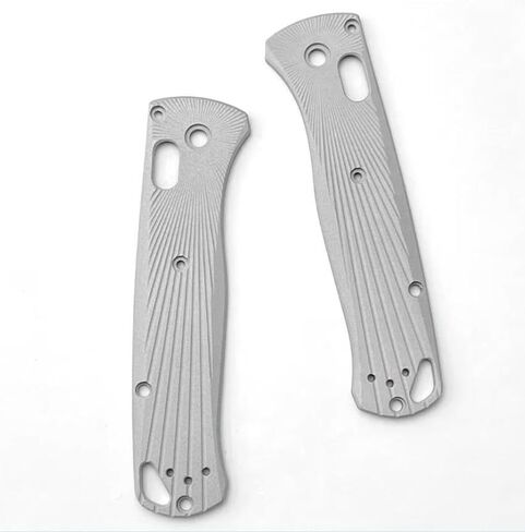 1 زوج CNC استبدال موازين سبائك الألومنيوم في السفع الرملي يناسب Bugout 535 مقبض فارغ التصحيح DIY in Kuwait