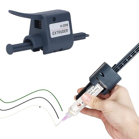 Kikumi K2208 Solder Paste Extruder with 1.3mm and 1.3mm Nozzles, Portable Flux Glue Dispenser in Saudi Arabia