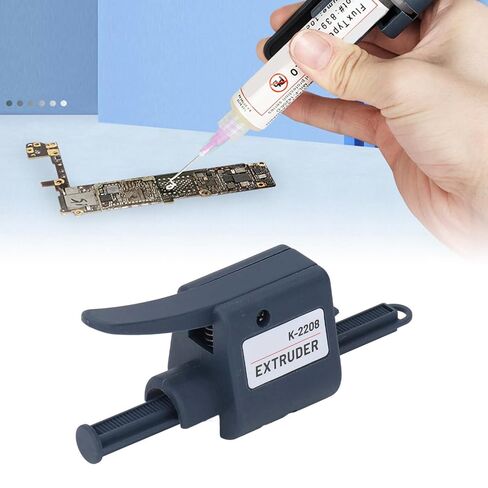 Kikumi K2208 Solder Paste Extruder with 1.3mm and 1.3mm Nozzles, Portable Flux Glue Dispenser in Saudi Arabia