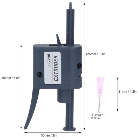 Kikumi K2208 Solder Paste Extruder with 1.3mm and 1.3mm Nozzles, Portable Flux Glue Dispenser in Saudi Arabia