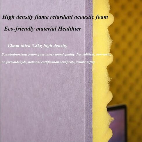 كشك صوتي محمول، كشك استوديو منزلي، غطاء عازل للصوت لسطح المكتب، درع ممتص للصوت، درع صوتي صوتي لاستوديو تسجيل الصوت، المدونات الصوتية، أزرق in Kuwait