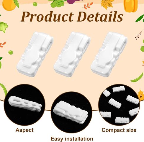 10 Pack Vacuum Storage Bags Sealing Clip,Vacuum Bag Clips Reusable Zipper Labor Saver Sliding Grip Seal Grip for Clothes Space Saver Sealer Bag Food Storage Bags in Kuwait